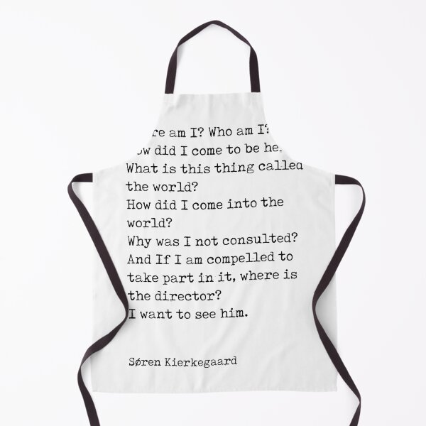 Item preview, Where am I - Soren Kierkegaard Poem - Literature - Typewriter Print designed and sold by Studio Grafiikka.