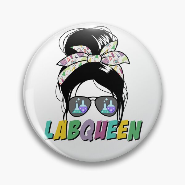 Item preview, Lab Queen Messy Bun Women's Science Lab Tech Lab Week Gear designed and sold by DynamicDesign.