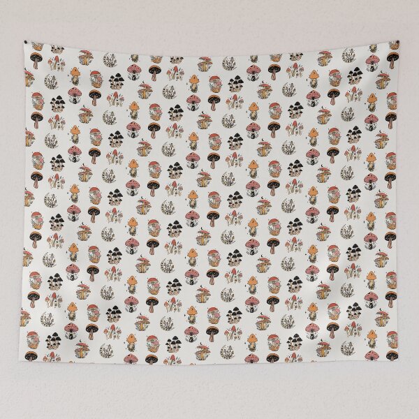 Item preview, Magical Mushrooms Pattern designed and sold by aliveinmiddle.