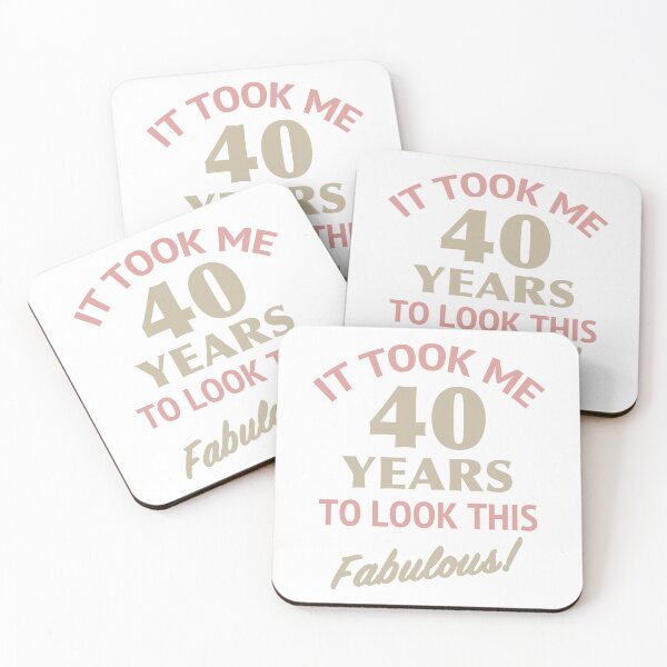 Item preview, Fabulous 40th Birthday designed and sold by thepixelgarden.