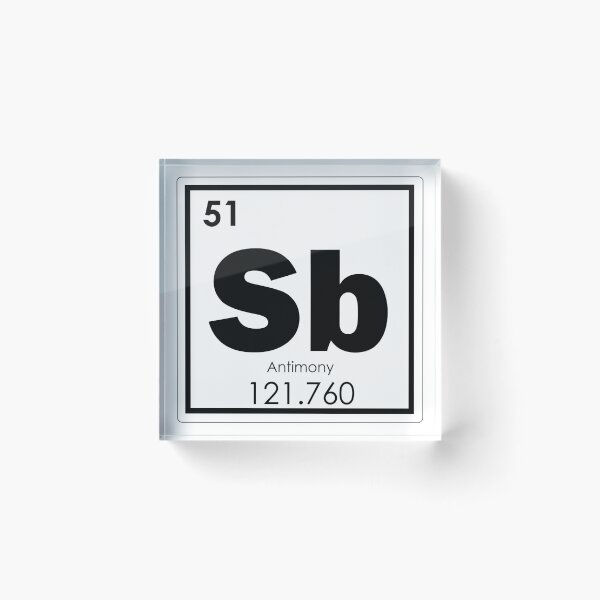 Item preview, Antimony chemical element designed and sold by tony4urban.