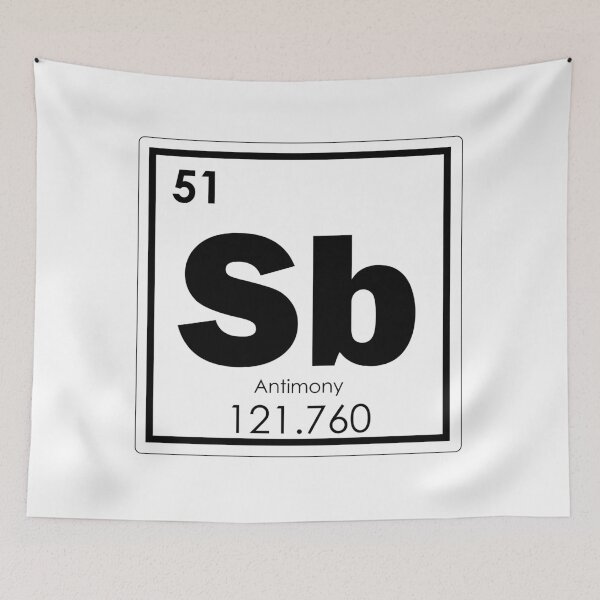 Item preview, Antimony chemical element designed and sold by tony4urban.