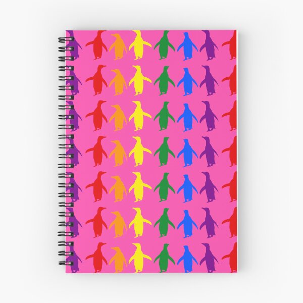 Item preview, Fuchsia #FC46AA background LGBTQI+ Pride Penguins LGBT LGBTQ designed and sold by SBPenguins.