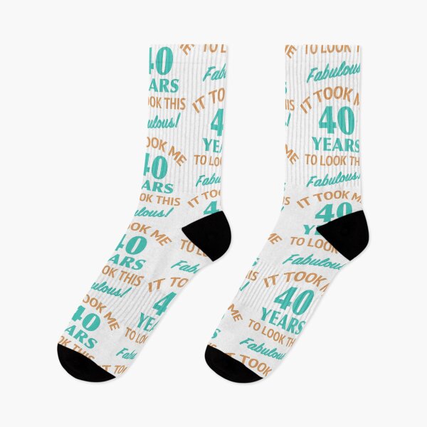 Item preview, Fabulous 40th Birthday designed and sold by thepixelgarden.