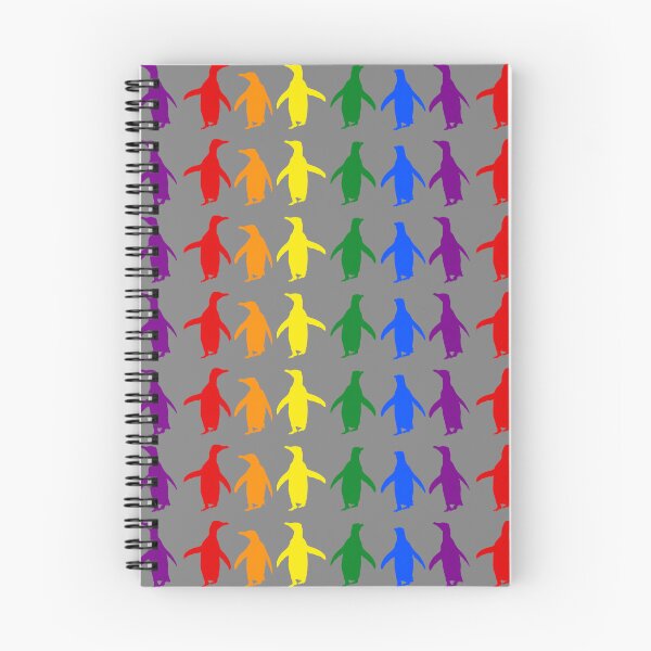 Item preview, Grey #808080 background LGBTQI+ Pride Penguins LGBT LGBTQ designed and sold by SBPenguins.