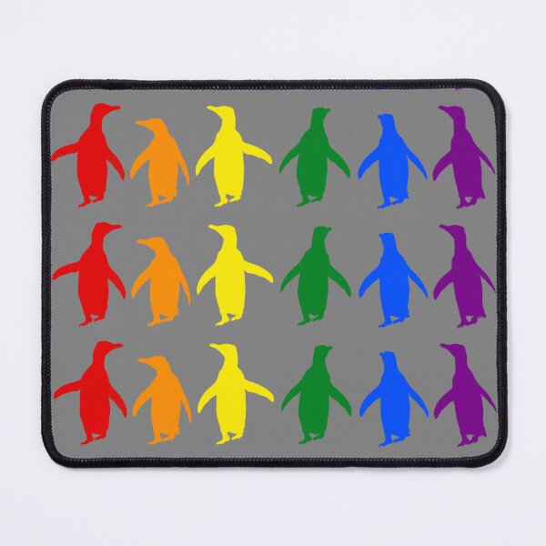 Item preview, Grey #808080 background LGBTQI+ Pride Penguins LGBT LGBTQ designed and sold by SBPenguins.