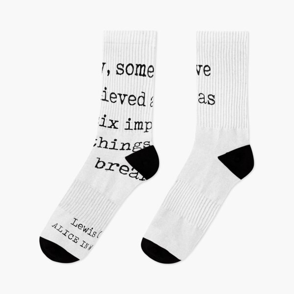 Item preview, Lewis Carroll Quote 01 - Alice In Wonderland - Literature - Typewriter Print designed and sold by Studio Grafiikka.
