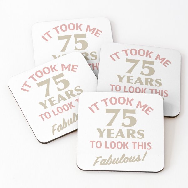 Item preview, Fabulous 75th Birthday designed and sold by thepixelgarden.