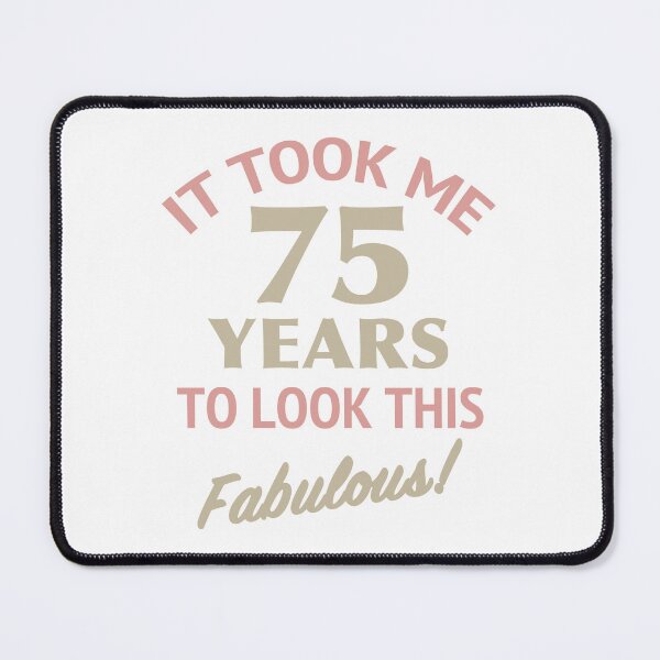 Item preview, Fabulous 75th Birthday designed and sold by thepixelgarden.