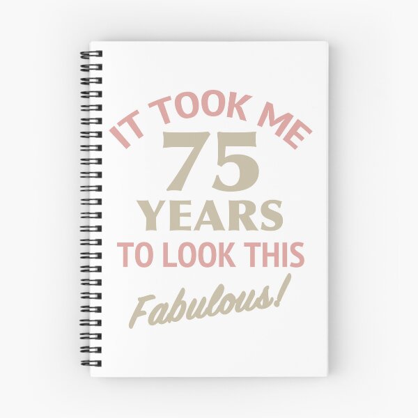 Item preview, Fabulous 75th Birthday designed and sold by thepixelgarden.