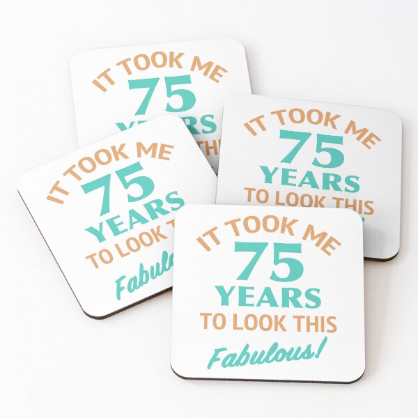 Item preview, Fabulous 75th Birthday designed and sold by thepixelgarden.