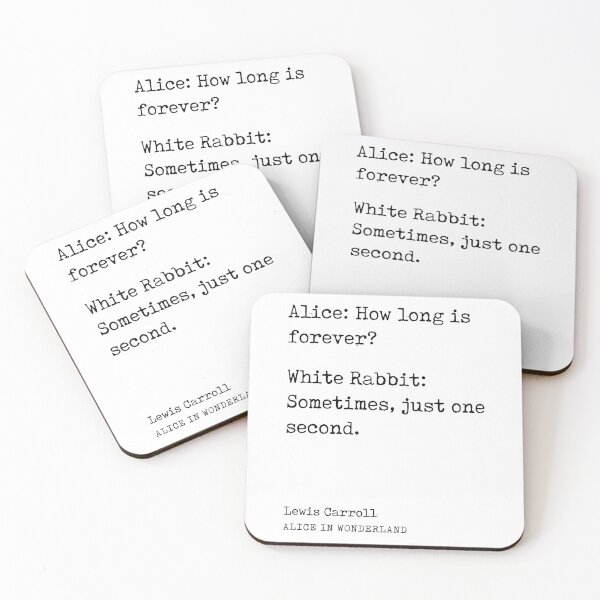 Artikelvorschau, Lewis Carroll Quote 02 - Alice In Wonderland - Literature - Typewriter Print entworfen und verkauft von Studio Grafiikka.