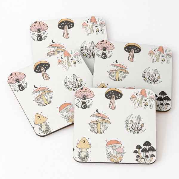 Item preview, Magical Mushrooms Pattern designed and sold by aliveinmiddle.