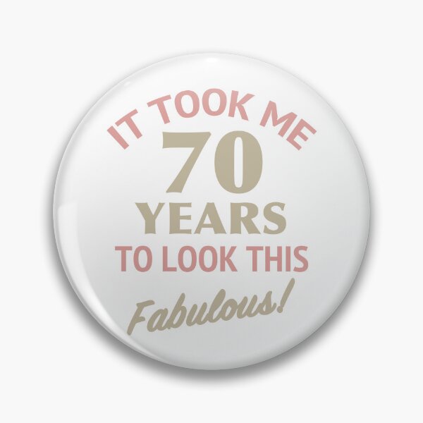 Item preview, Fabulous 70th Birthday designed and sold by thepixelgarden.