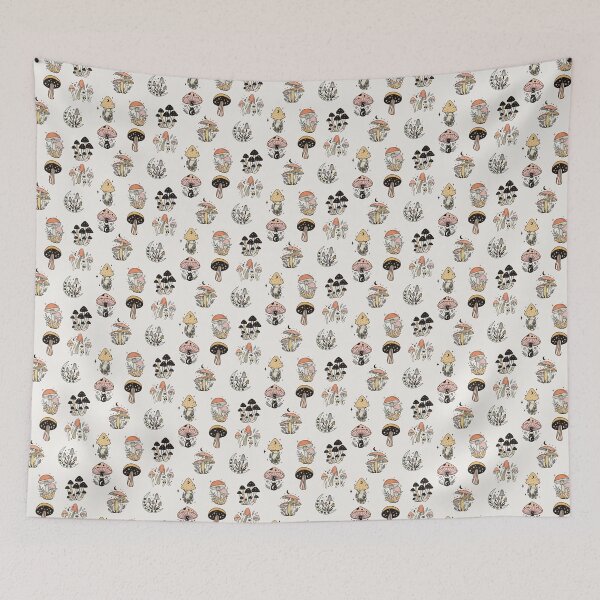 Item preview, Magical Mushrooms Pattern designed and sold by aliveinmiddle.