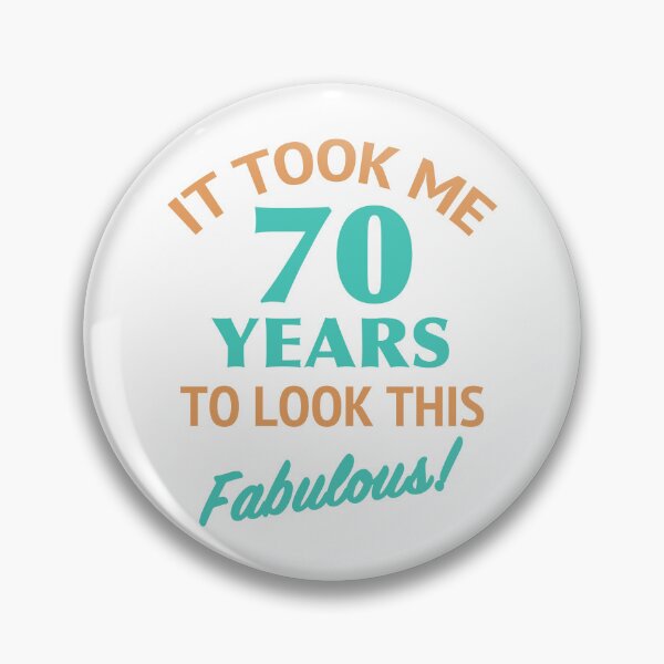 Item preview, Fabulous 70th Birthday designed and sold by thepixelgarden.