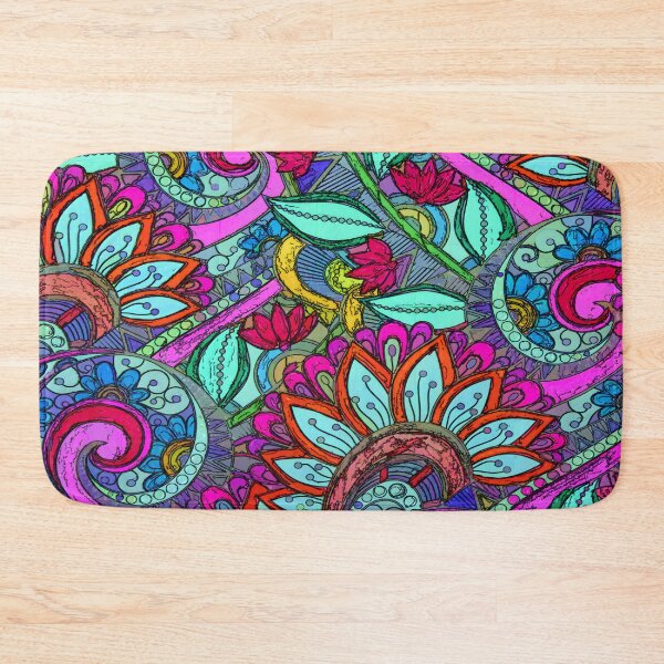Item preview, Colorful Floral Paisley Pattern designed and sold by Tamas Das.