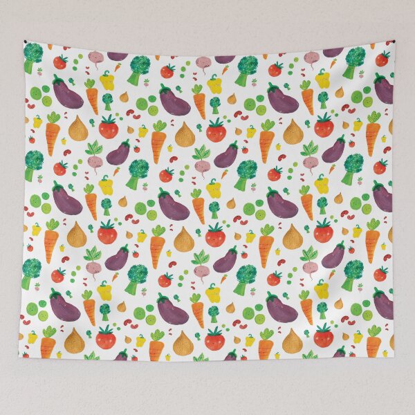 Item preview, Veggies Pattern designed and sold by LuluStudioP.