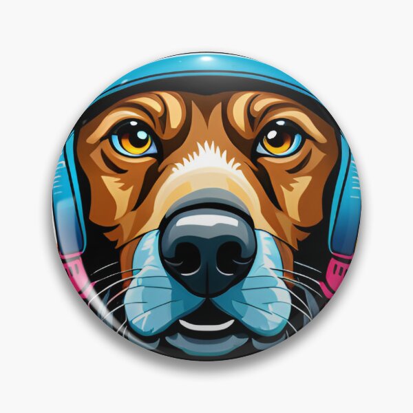 Item preview, Rapper Dog, with Headphones designed and sold by lapizart.
