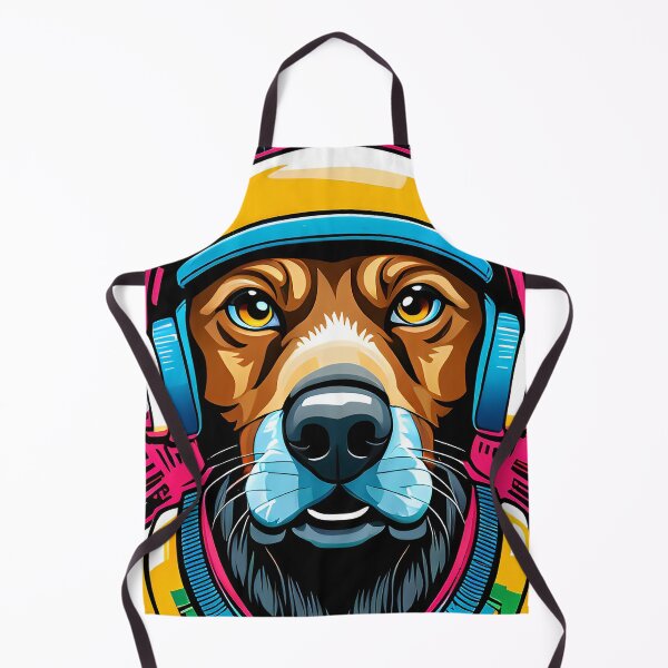 Item preview, Rapper Dog, with Headphones designed and sold by lapizart.