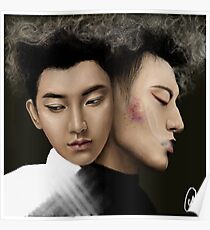 Z-Tao - Black & White Poster