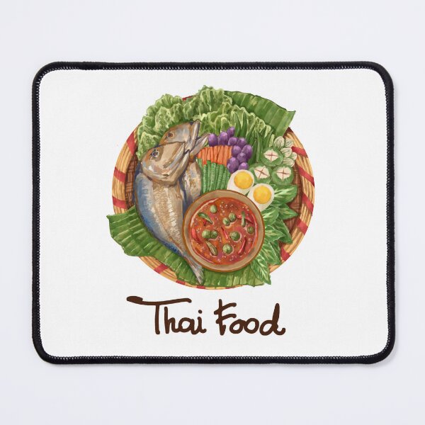 Item preview, Thai Food, Nam Prik Pla Too or chili past with fried mackerel  designed and sold by shamiss.