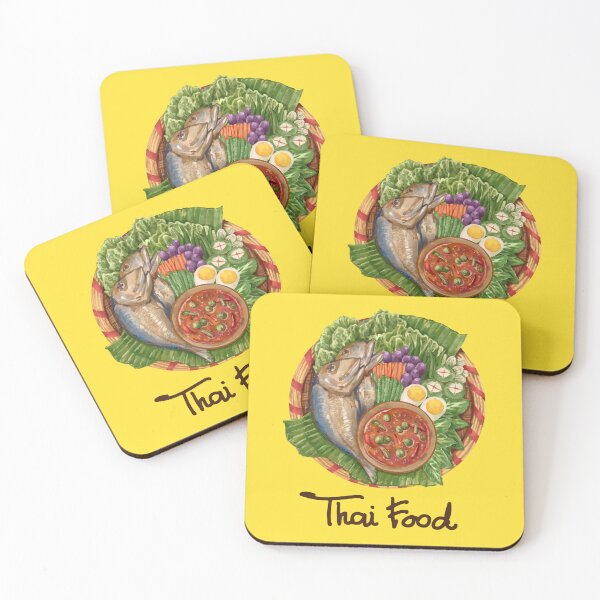 Item preview, Thai Food, Nam Prik Pla Too or chili past with fried mackerel  designed and sold by shamiss.