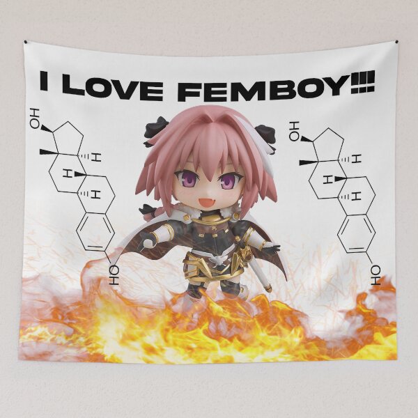 Item preview, I love femboy astolfo designed and sold by nismod.
