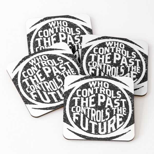 Item preview, 1984 Big Brother George Orwell Quote - Who Controls The Past Controls The Future designed and sold by the50ftsnail.
