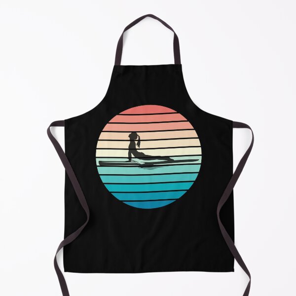Item preview, SUP Yoga with retro sunset designed and sold by aliveinmiddle.