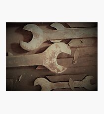 Rusty Wrenches Photographic Print