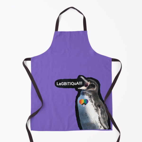 Artikelvorschau, Light Purple #795FC1 Galapagos Penguin screams LAGBITIQUA (lgbtqia+) entworfen und verkauft von SBPenguins.