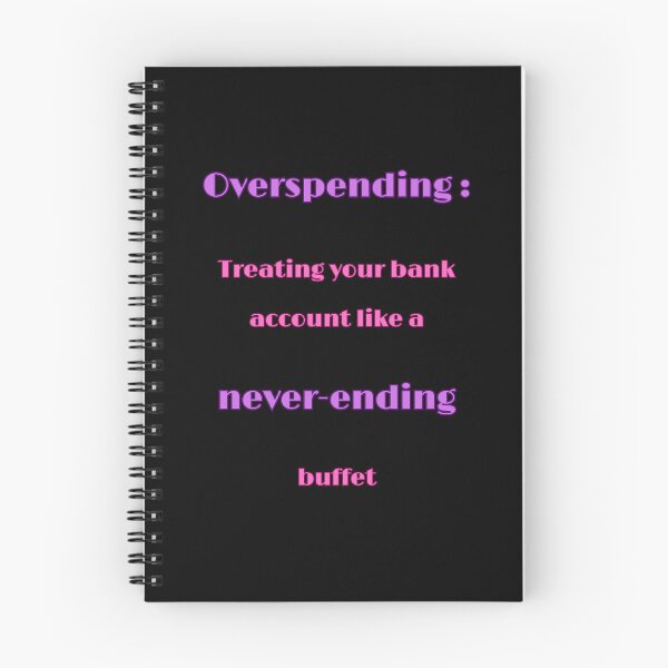 Item preview, Bad Habits Overspending designed and sold by CeeLeeGifts.