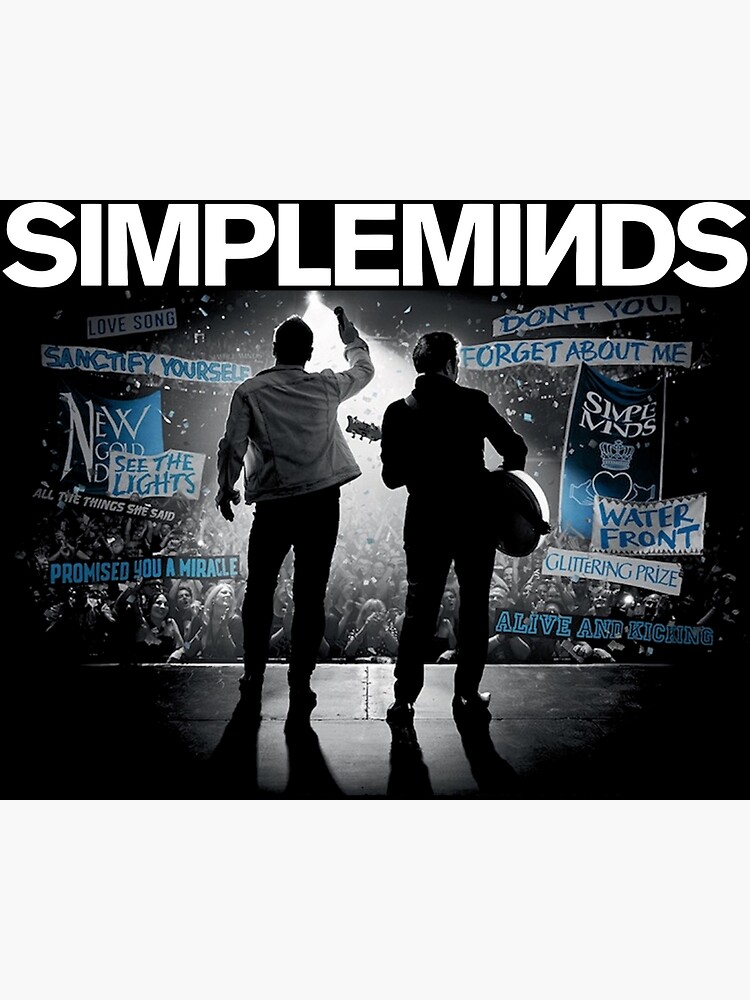 SIMPLE MINDS - REAL LIFE - NEW ALBUM PROMOTIONAL POSTER