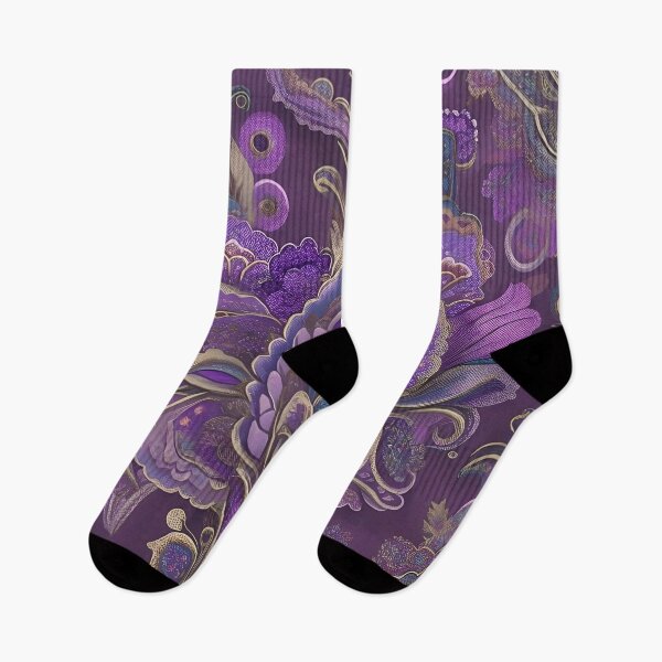 Item preview, Purple Paisley Pattern-Paisley Motif designed and sold by Tamas Das.