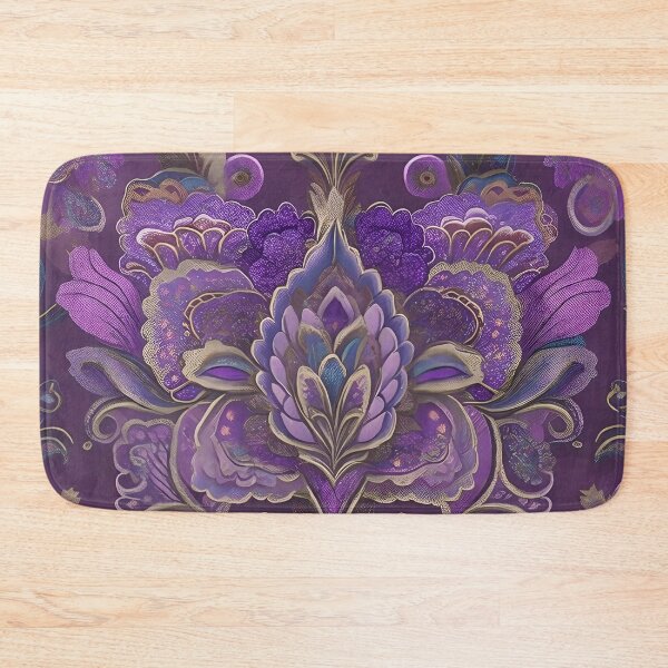 Item preview, Purple Paisley Pattern-Paisley Motif designed and sold by Tamas Das.