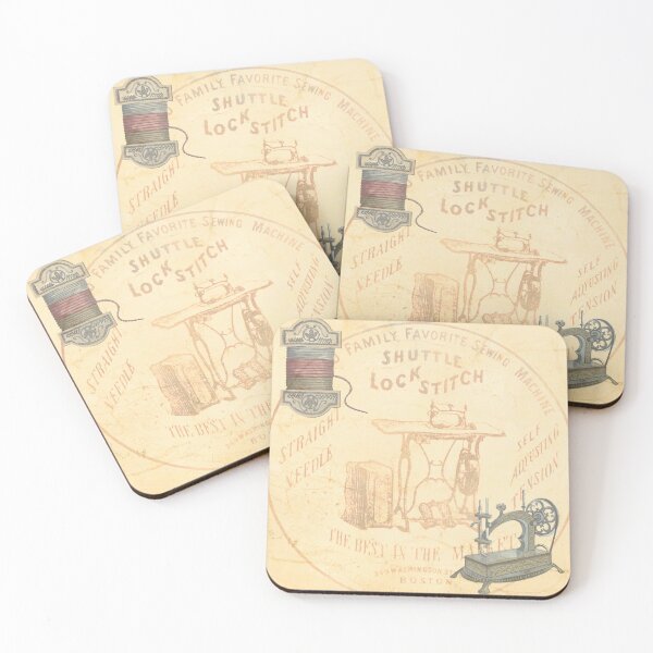 Item preview, Vintage Sewing Seamstress Artwork designed and sold by vintagetimeco.