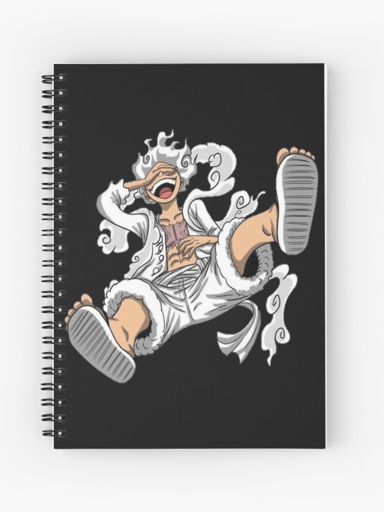 Luffy Gear 5 Anime One Piece Art Spiral Notebook