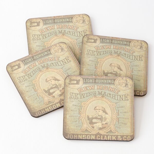 Item preview, Vintage Sewing Machine Advertisement designed and sold by vintagetimeco.