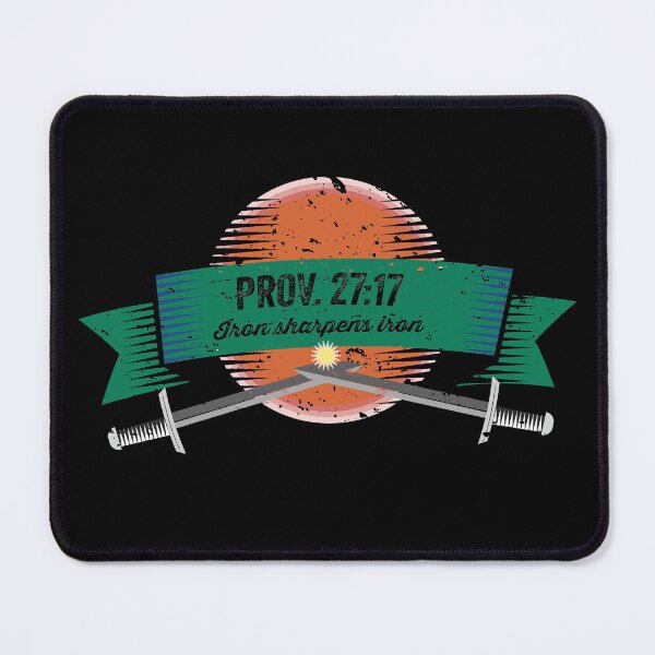 Item preview, Prov. 27:17 Iron Sharpens Iron  designed and sold by KTSubz Faith & Fun Designs.