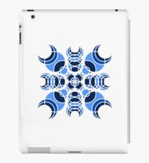 #6 Blue Geometric Circles Design iPad Case/Skin