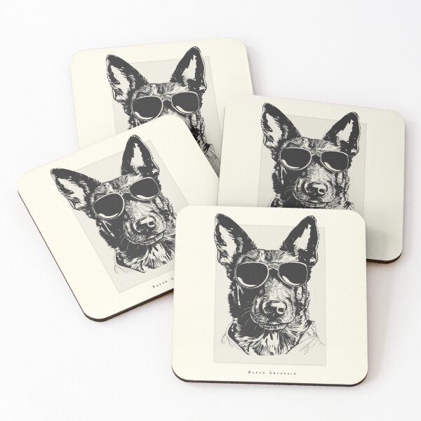 Item preview, Dutch Shepherd Digital Sketch Drawing Illustration designed and sold by rafaeltto.