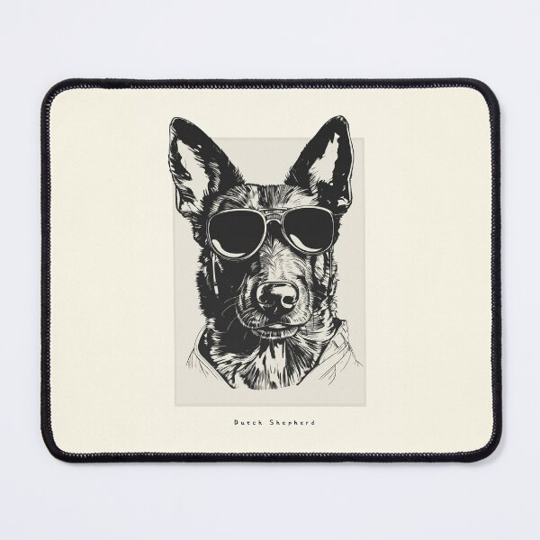 Item preview, Dutch Shepherd Digital Sketch Drawing Illustration designed and sold by rafaeltto.