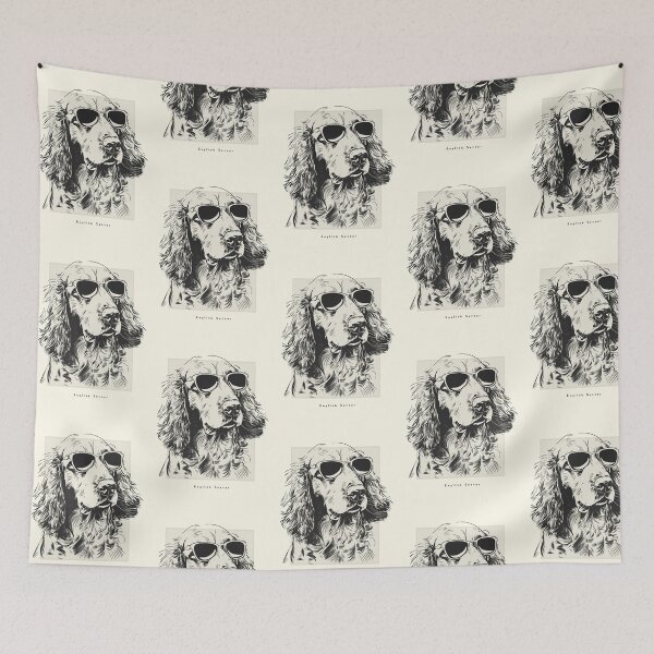 Item preview, English Setter Digital Sketch Drawing Illustration designed and sold by rafaeltto.