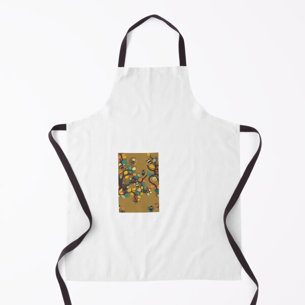 Item preview, Colorful bees on white background theme v2 designed and sold by Okracha.