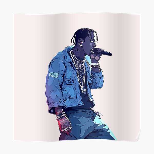 Travis Scott Inspired Poster