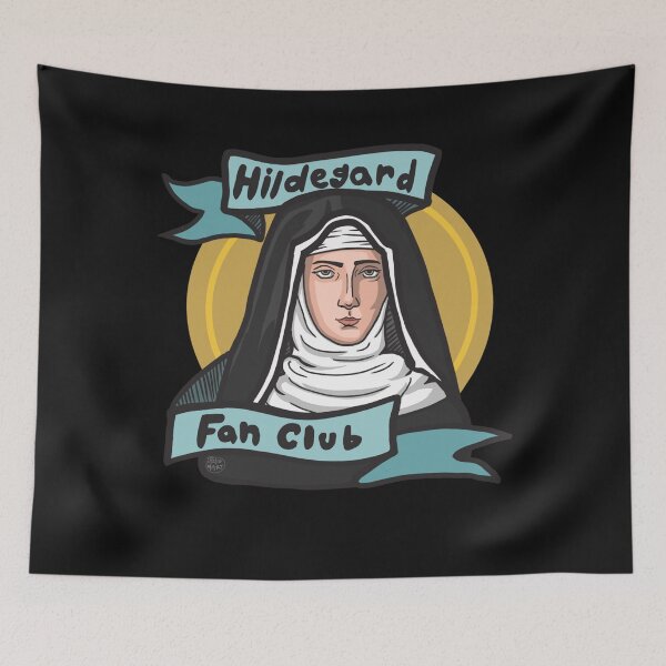 Item preview, Hildegard von Bingen  Sticker designed and sold by MerlBins.