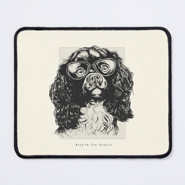 Item preview, English Toy Spaniel Digital Sketch Drawing Illustration designed and sold by rafaeltto.