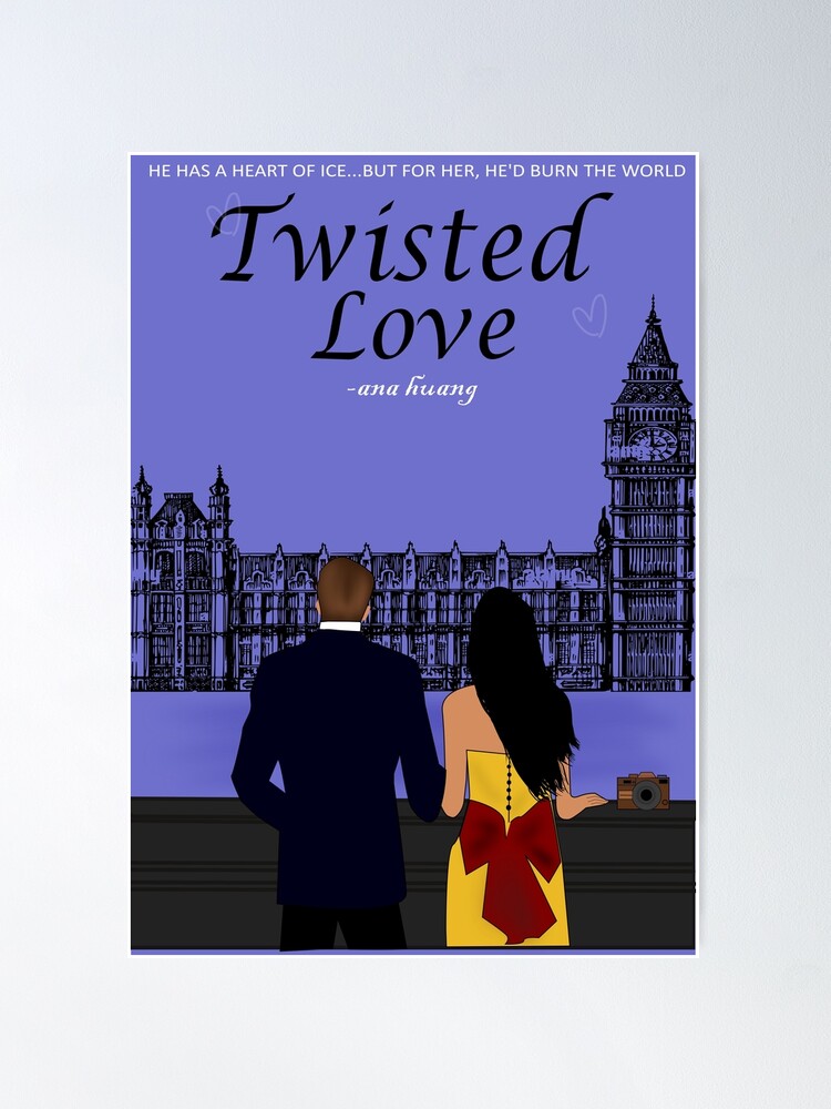 Twisted Love by Ana Huang Poster Digital Download, Poster, Wall Art, Books,  Booktok, Book Lovers, Ava and Alex Poster, Decal, Twisted Book 