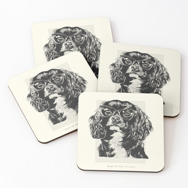 Artikelvorschau, English Toy Spaniel Digital Sketch Drawing Illustration entworfen und verkauft von rafaeltto.